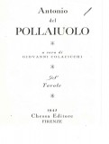 Pollaiuolo Monograph by Colacicchi