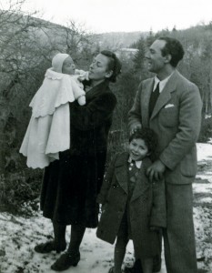 Flavia, Giovanni and family, at Vallombrosa during the War